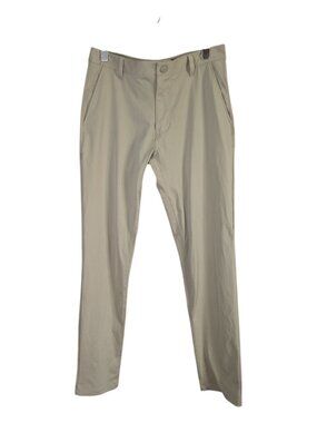 Rhone Commuter Pant Slim Fit Khaki Size 30 Golf Athleisure Career Pants